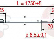 SHEATHED HEAT.ELEM. RSV-175 600W 230V