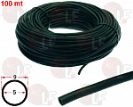 ЧЕРНЫЙ RUBBER HOSE ? 5x9 мм - 100 m ЧЕРНЫЙ RUBBER HOSE ? 5x9 мм - 100 m