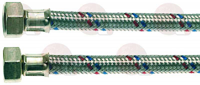 STAINLESS STEEL HOSE ? 1/2"FF 150 cm